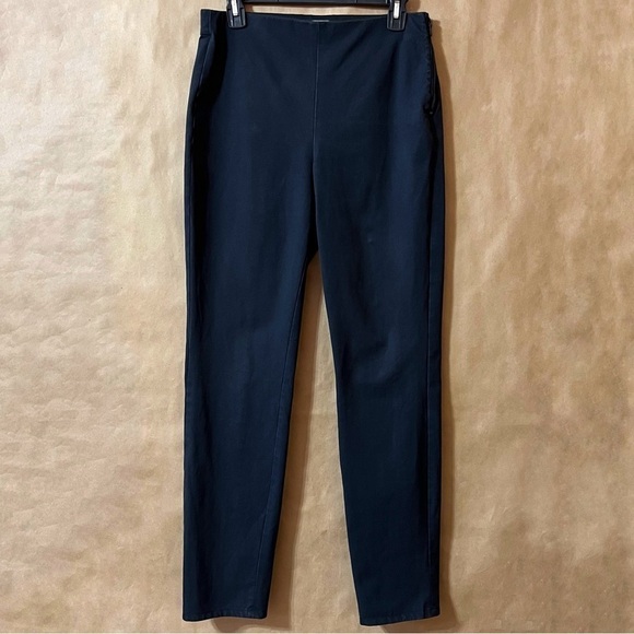 Everlane | The Side-Zip Stretch Cotton Pants High Rise Work Career Office Size 8 - Picture 1 of 12